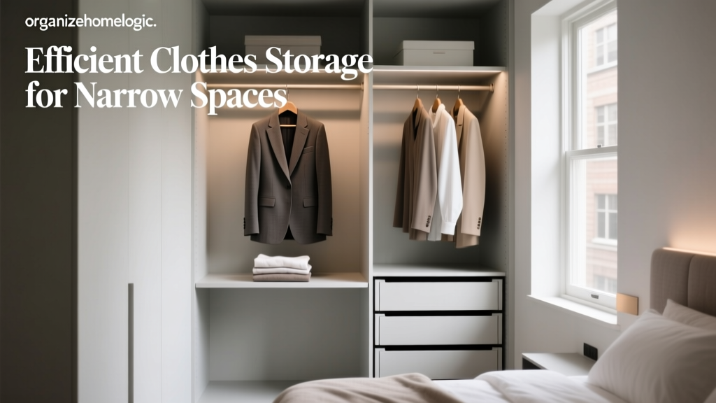 Efficient Clothes Storage for Narrow Spaces