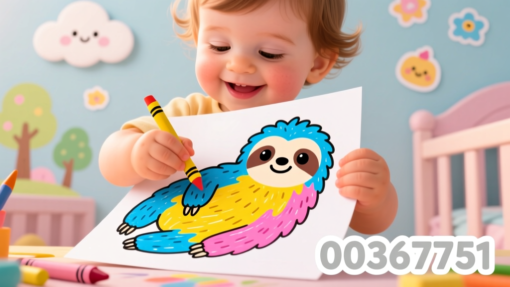 Sloth Coloring Pages_00367751: Developmentally Appropriate Art Activities for Toddlers Ages 2–4