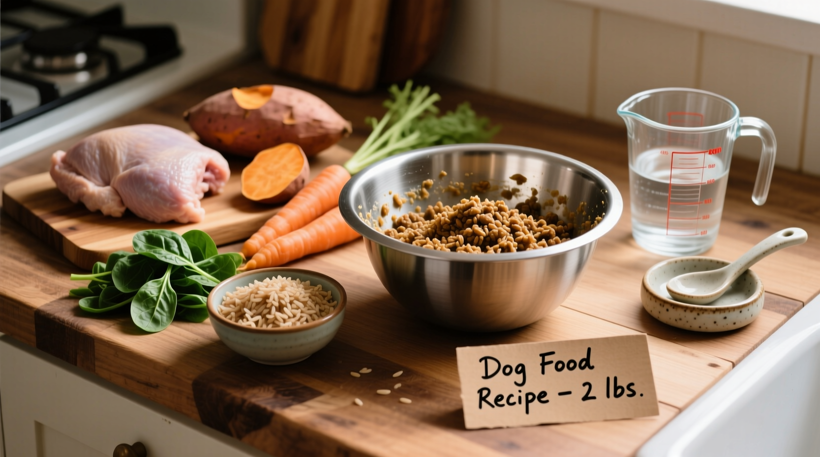 how make homemade dog food