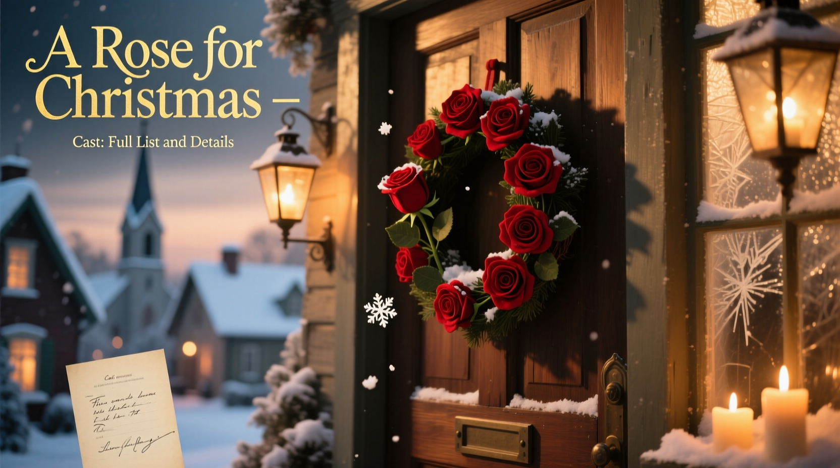 a rose for christmas cast