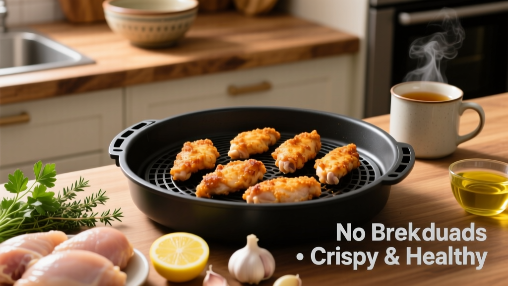 Crispy Chicken Tenders No Breadcrumbs (Air Fryer)