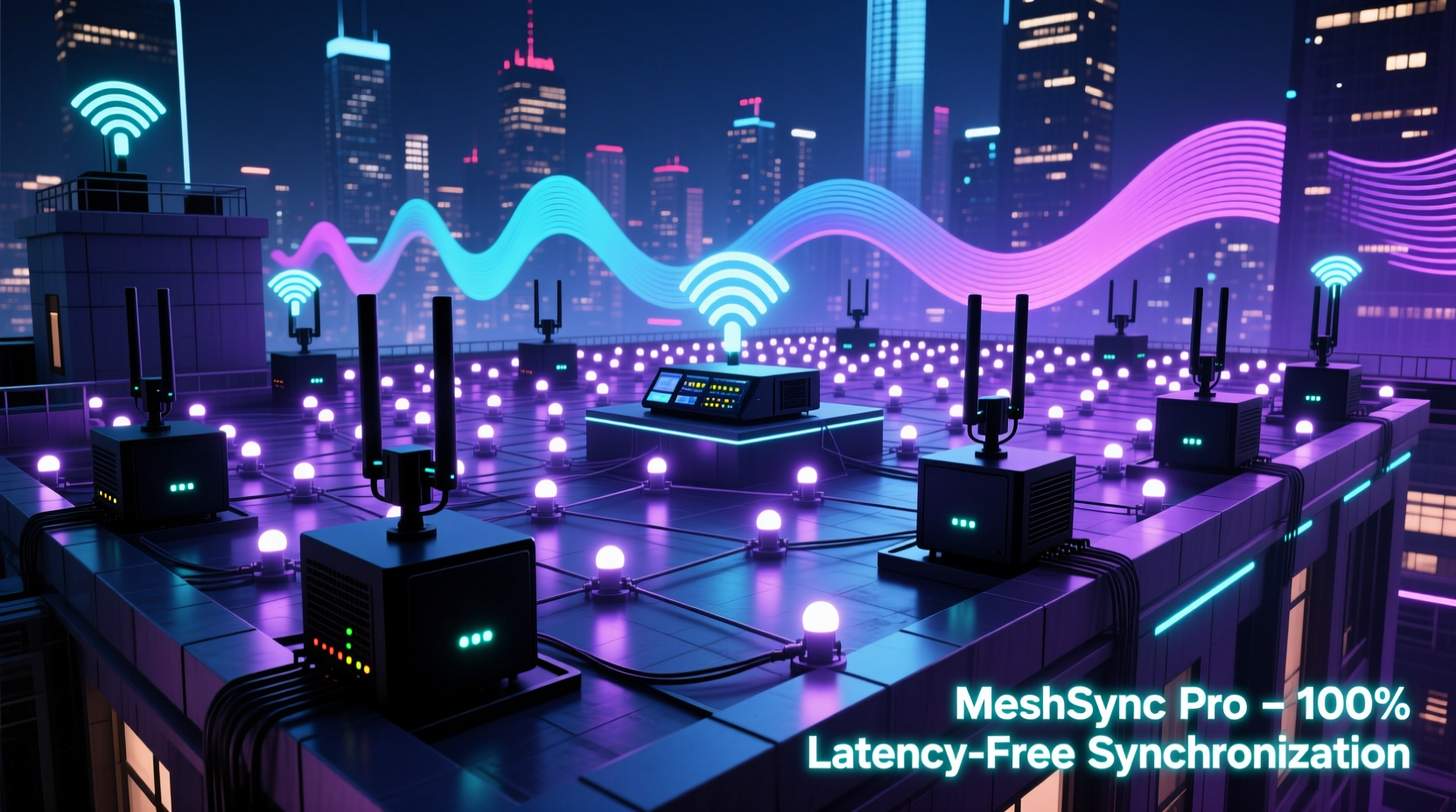 wireless mesh networks for synchronized light shows do you need multiple routers