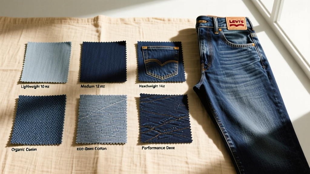 Levi's Men's Jeans Types: Fabric Guide for Designers
