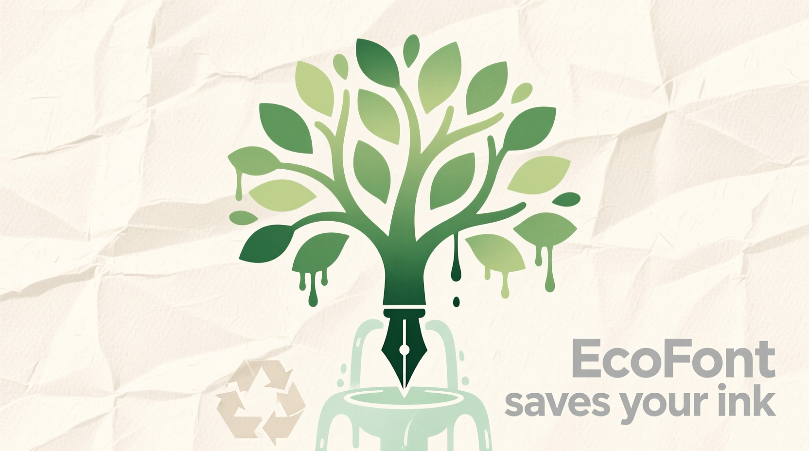 ecofont saves your ink