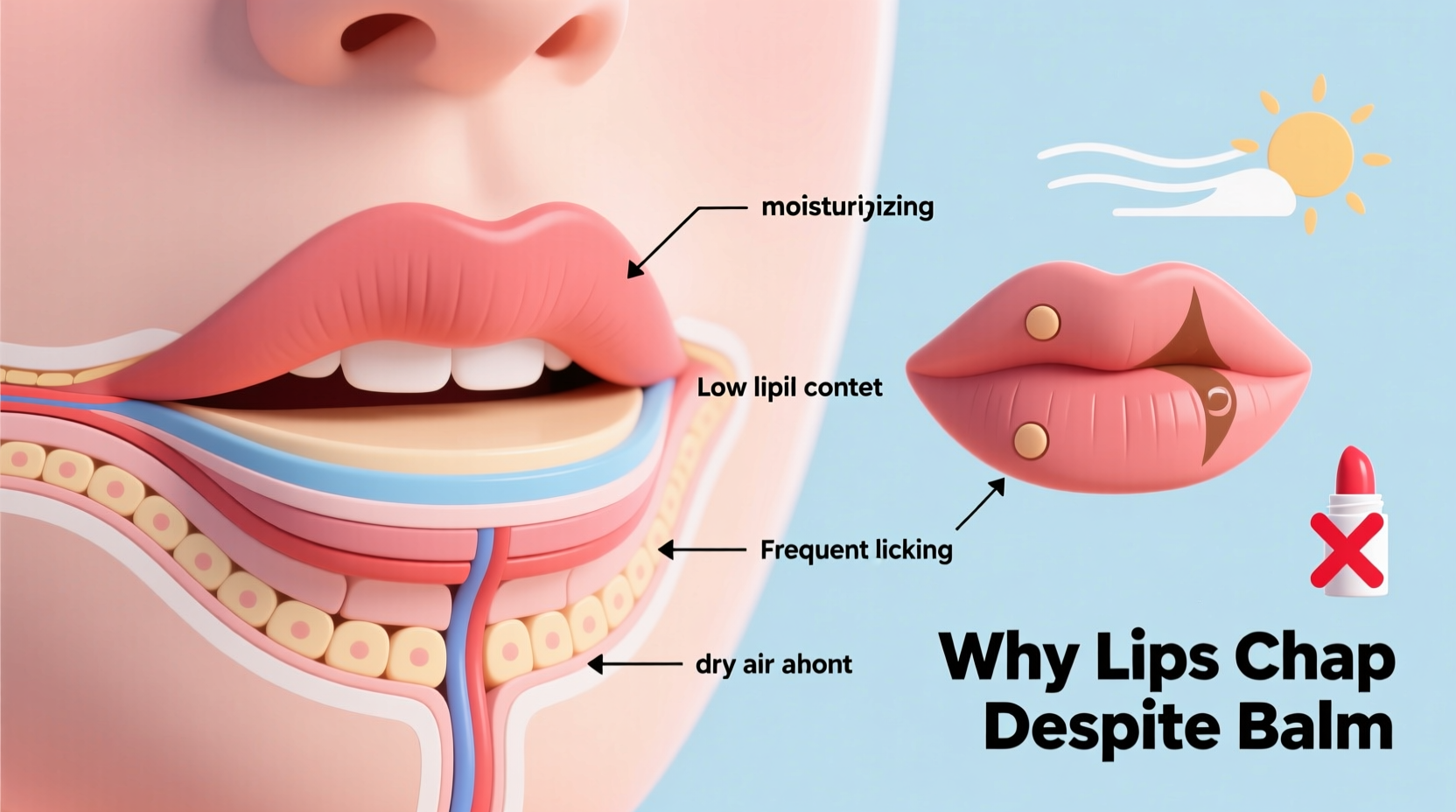 why do my lips chap even when i use balm constantly solutions inside