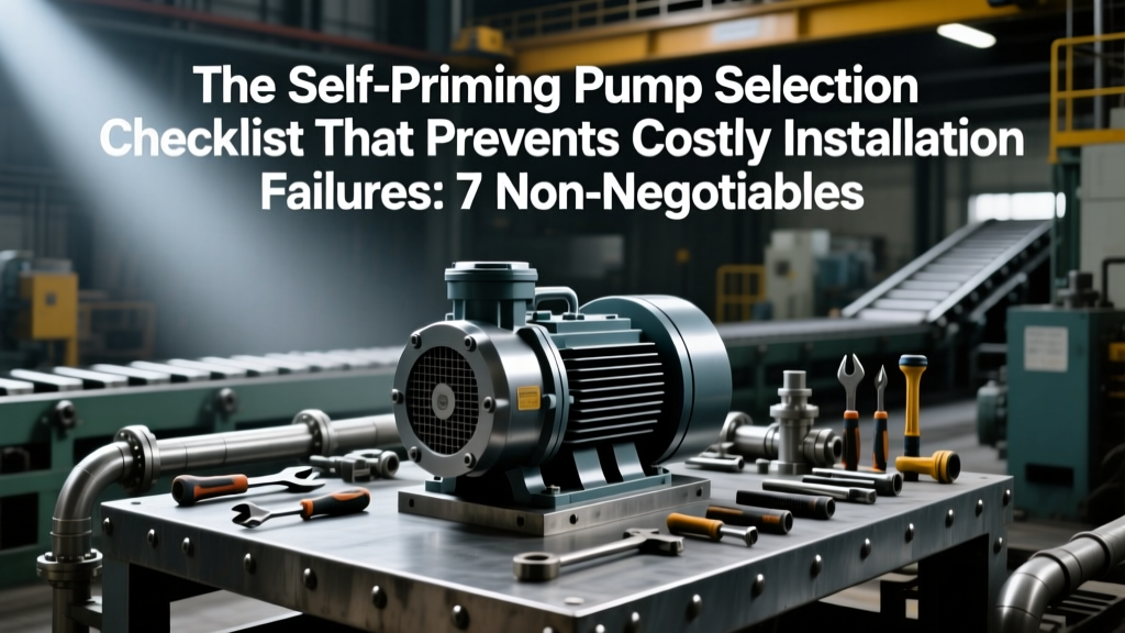 Self-Priming Pump Selection Checklist: 7 Critical Checks