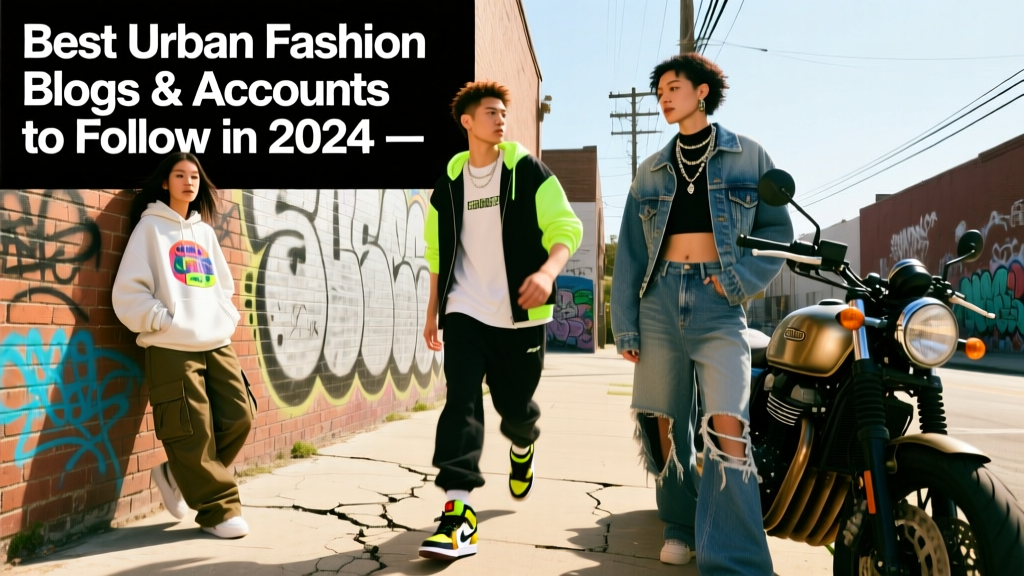Best Urban Fashion Blogs & Accounts to Follow in 2024