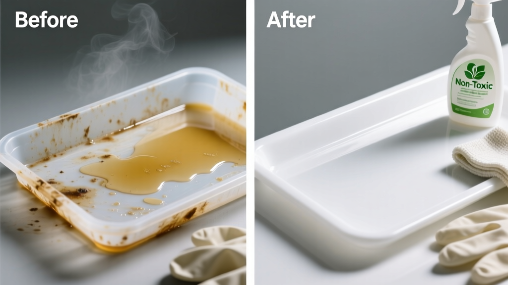 How to Remove Urine from Plastic Surfaces Safely