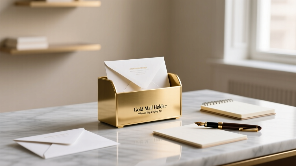 Gold Mail Holder: Where to Buy & Styling Tips