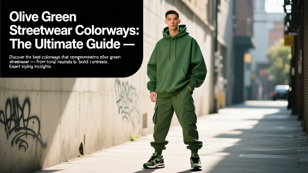 Olive Green Streetwear Colorways: The Ultimate Guide