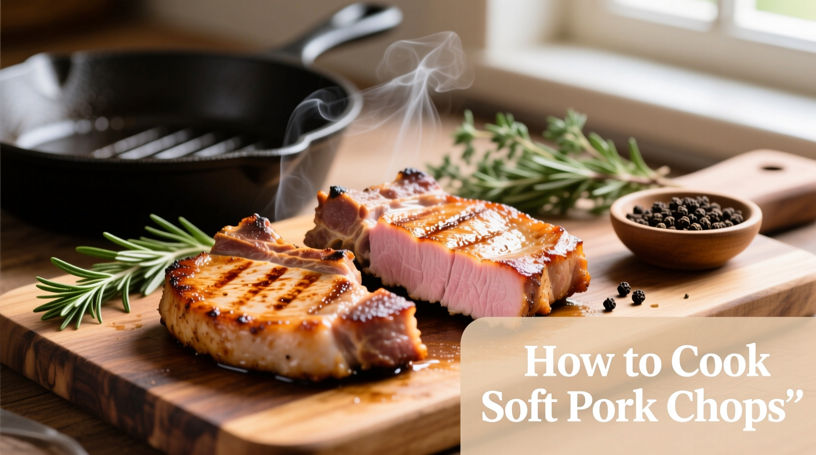 how to cook soft pork chops