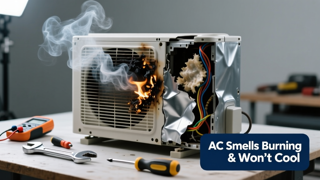 AC Smells Burning and Won’t Cool: Quick Fixes