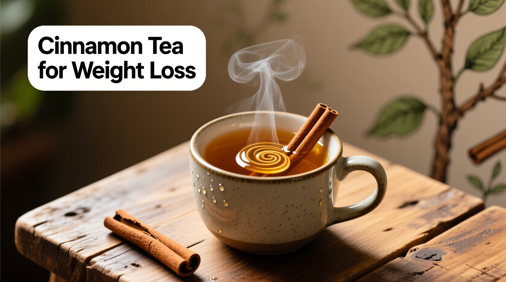 Zimt-Tee für Gewichtsverlust