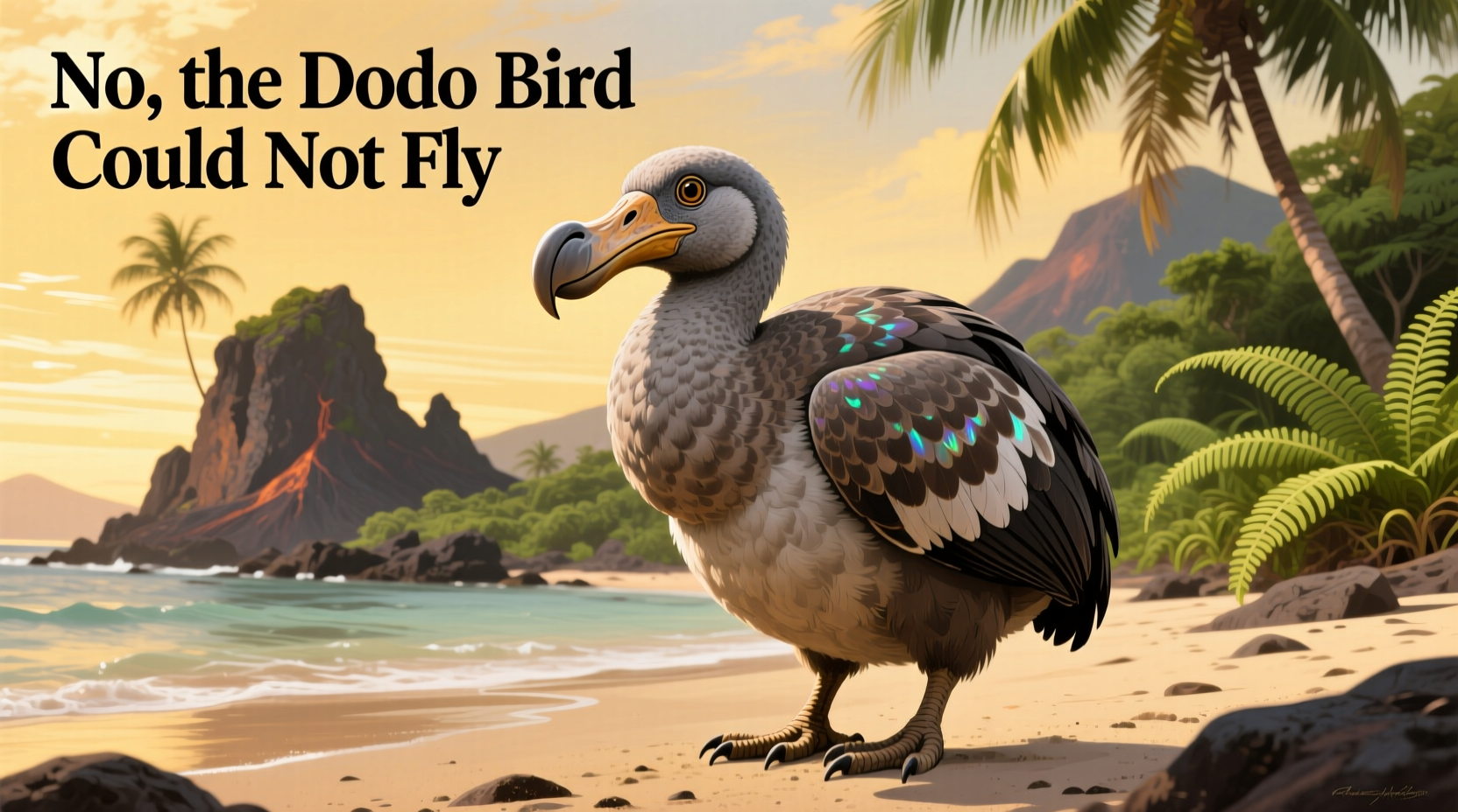 No, the Dodo Bird Could Not Fly