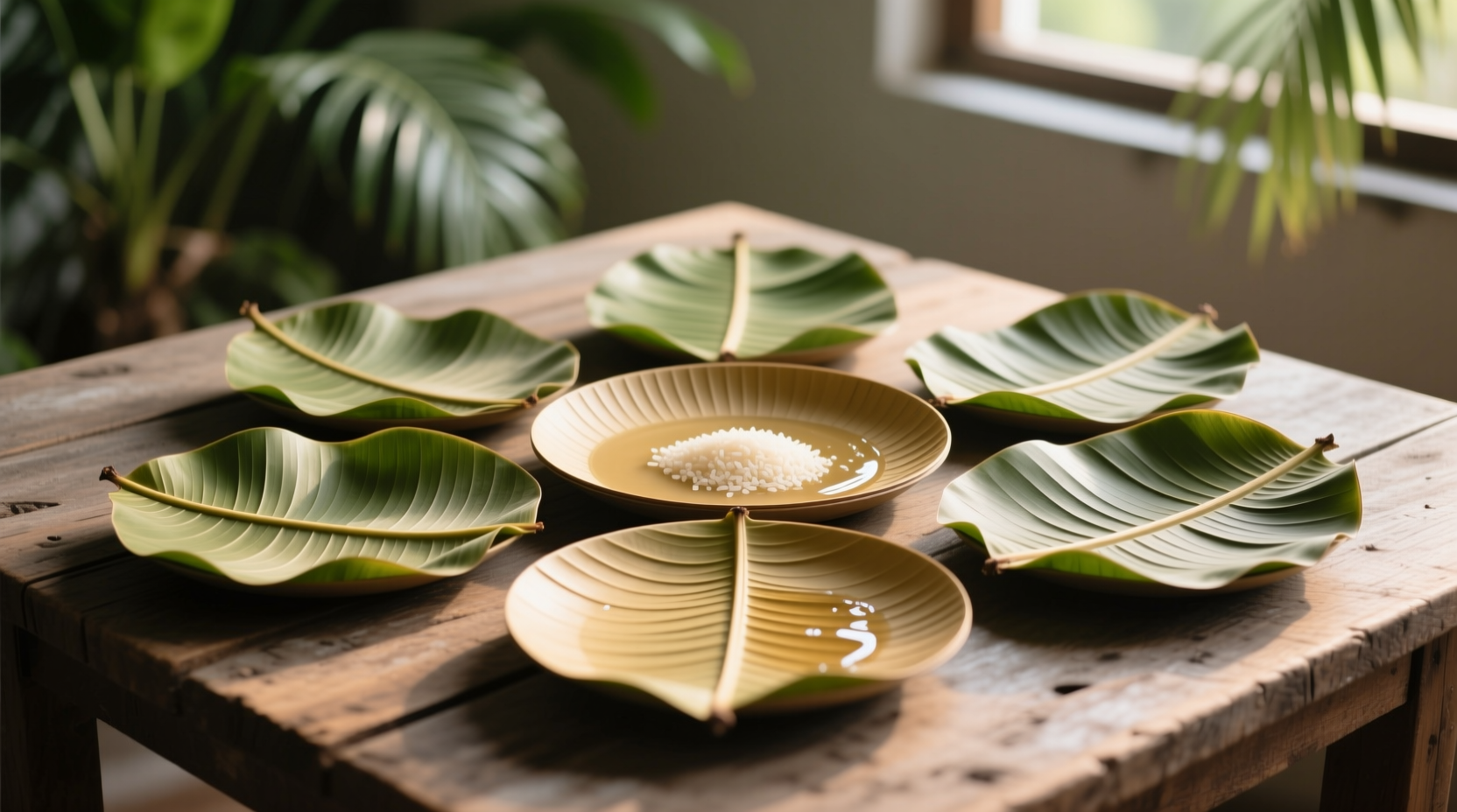 banana leaf plates rice vinegar safe reuse guide