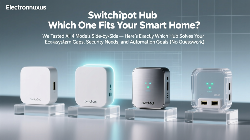 Switchbot Hub Which One Fits Your Smart Home? We Tested All 4 Models Side-by-Side — Here’s Exactly Which Hub Solves Your Ecosystem Gaps, Security Needs, and Automation Goals (No Guesswork)