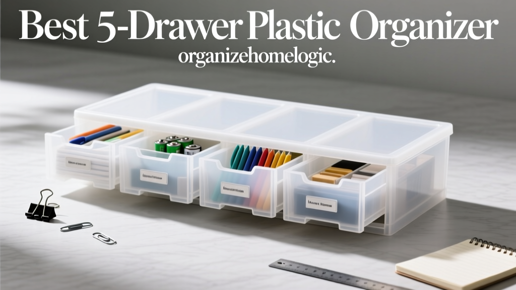 Best 5-Drawer Plastic Storage Organizer (2024)
