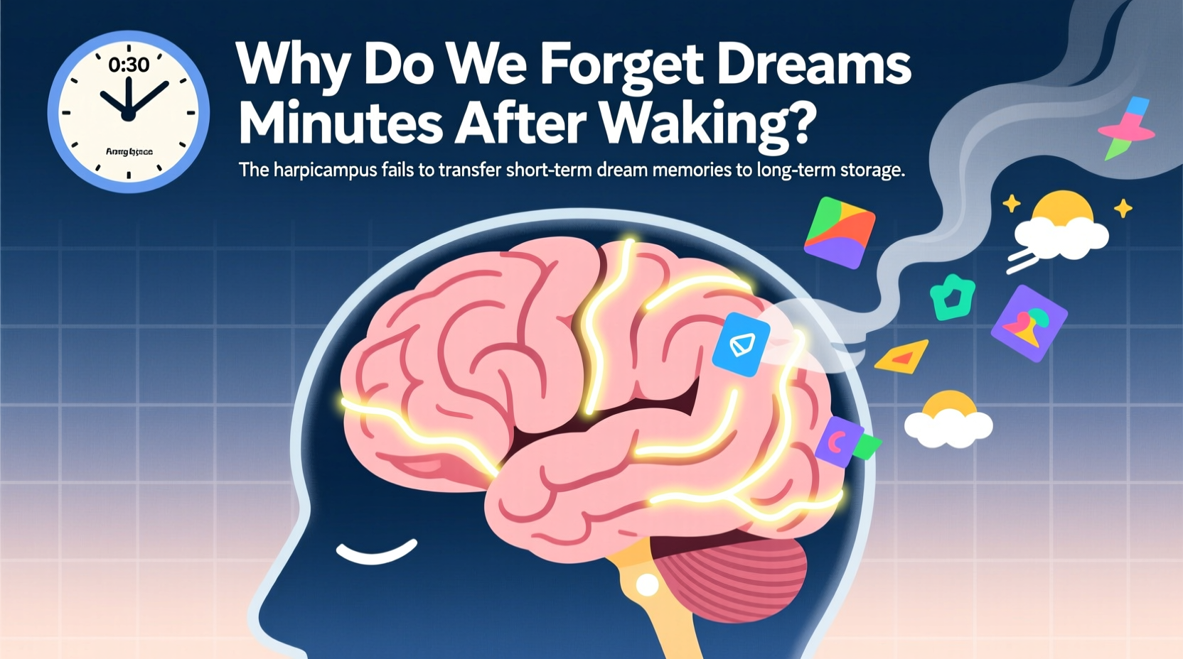 why do we forget dreams minutes after waking brain science simplified