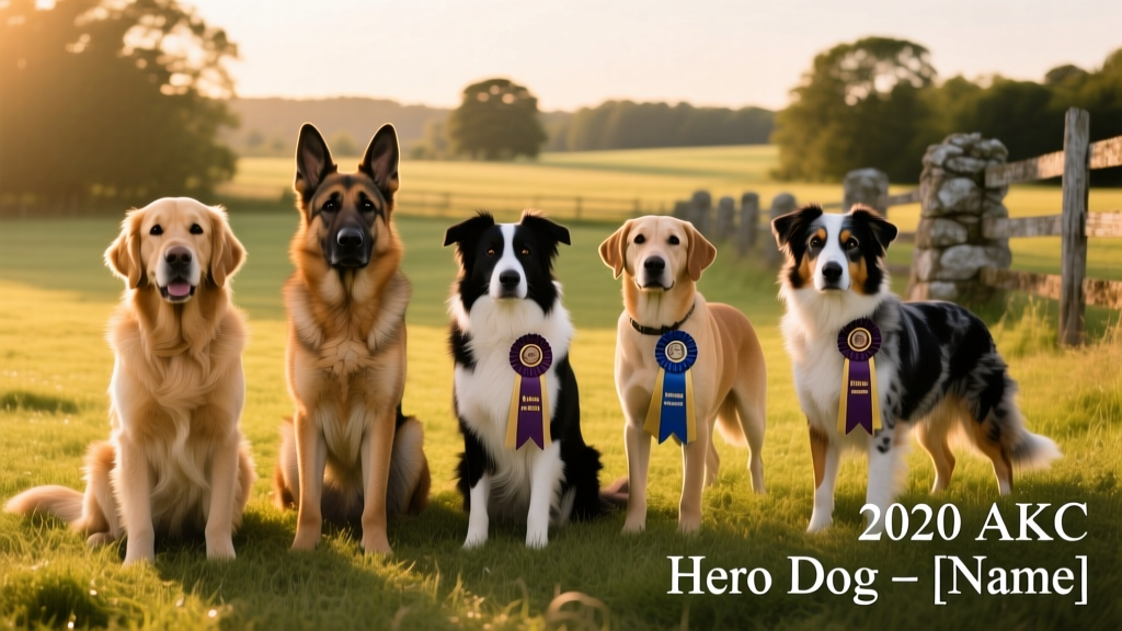 American Kennel Club Honors Five Heroic Dogs in 2020