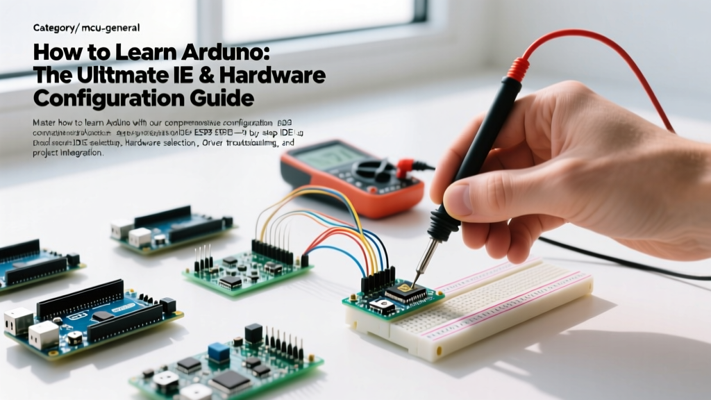 How to Learn Arduino: The Ultimate IDE & Hardware Configuration Guide
