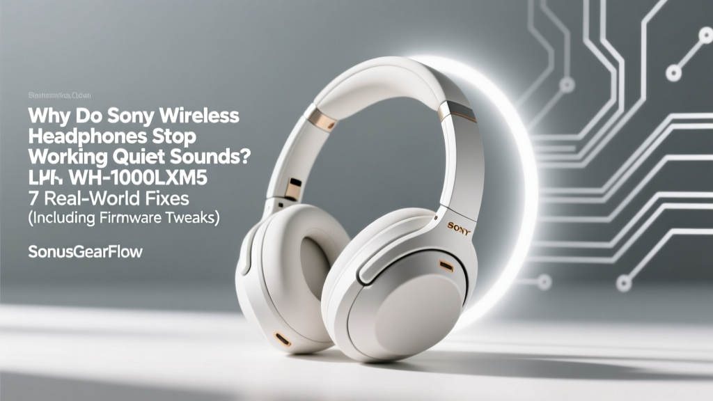 Sony Wireless Headphones Quiet Sound Fixes (2026)