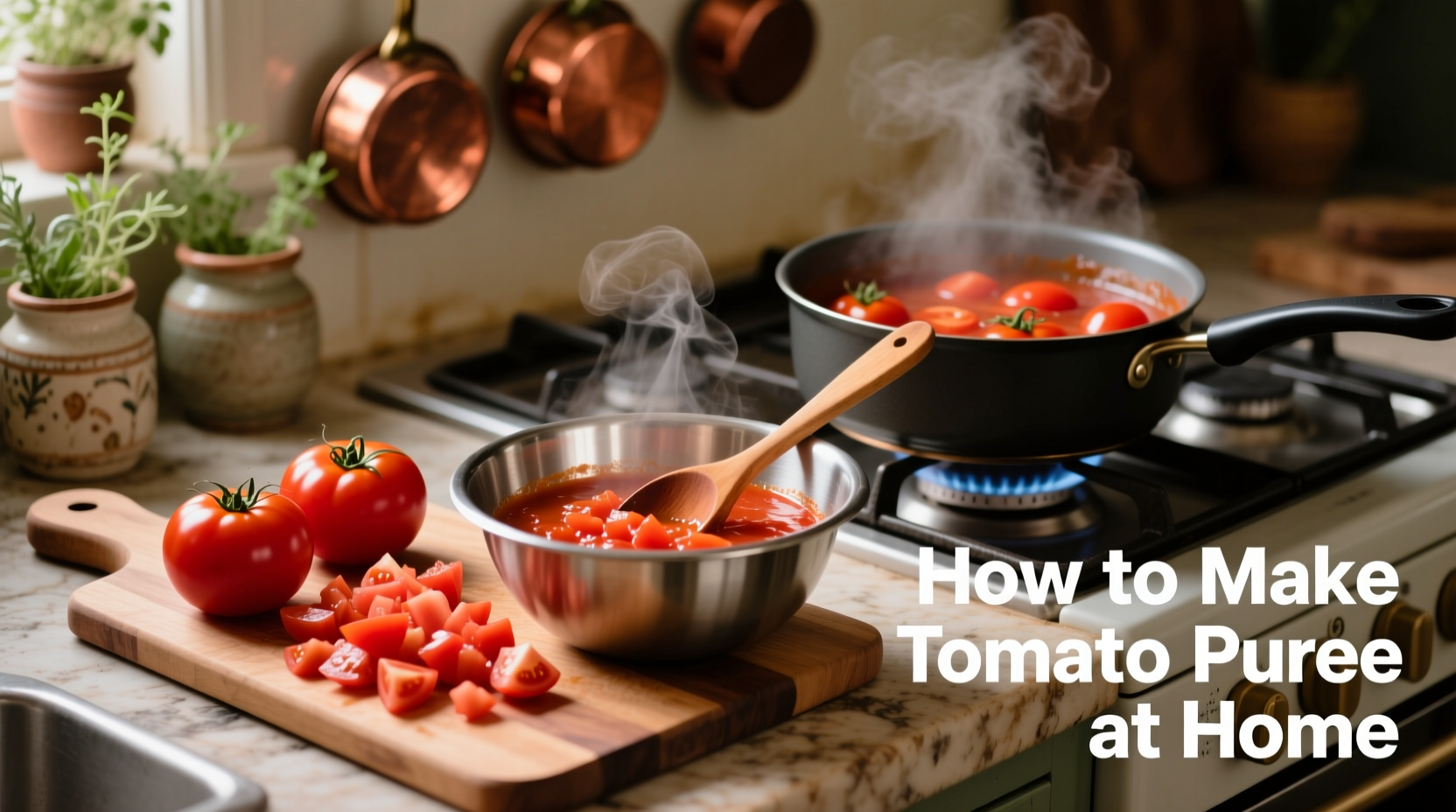 How to Make Tomato Puree at Home: Simple 3-Ingredient Recipe