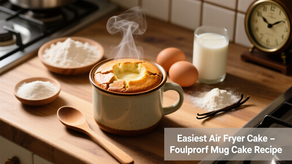 Easiest Air Fryer Mug Cake: Ready in 3 Minutes