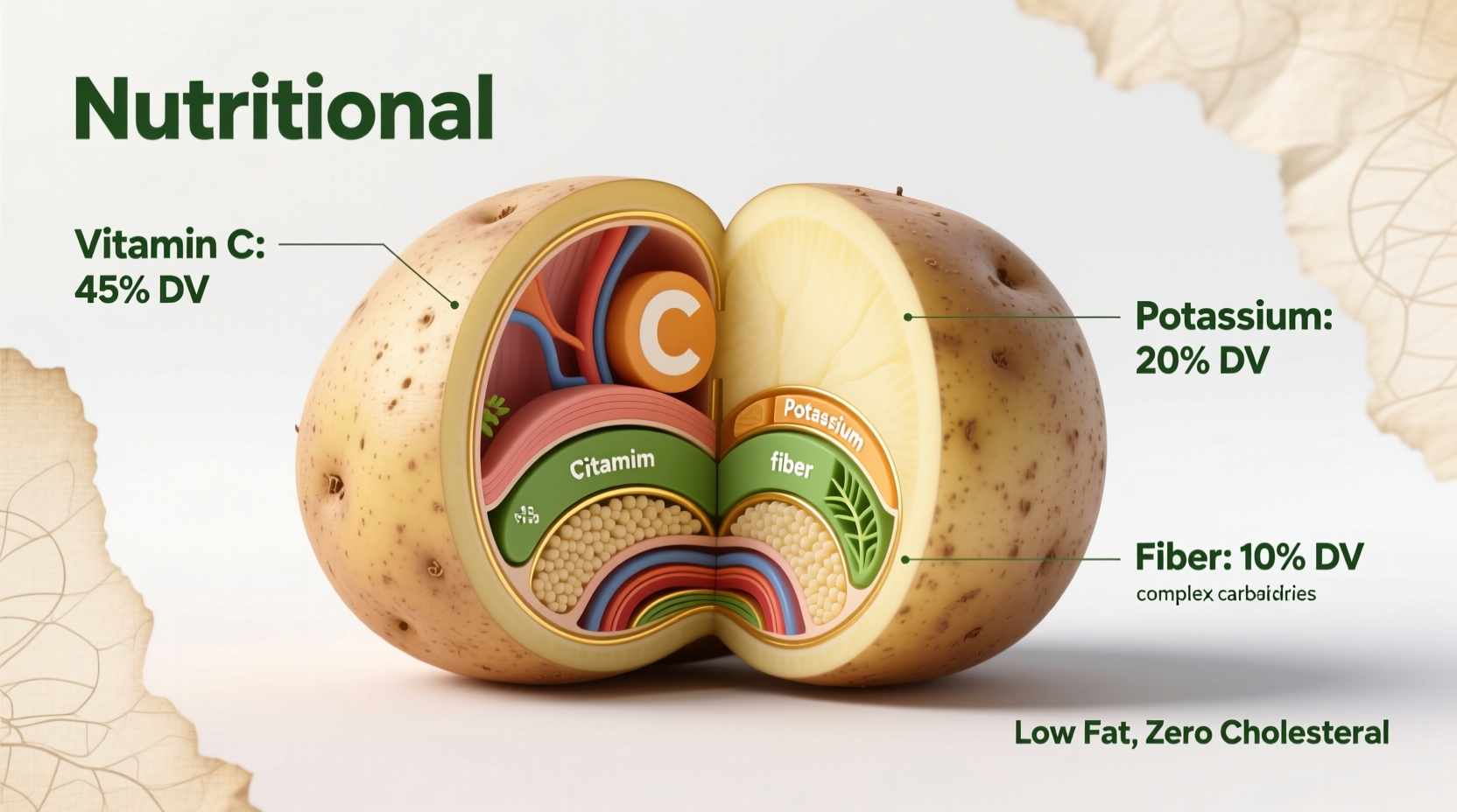 Large Potato Nutrition Facts: Size vs. Nutrient Content