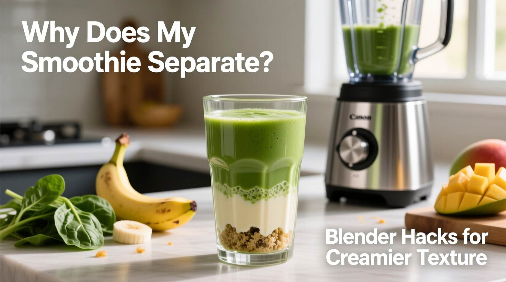 why does my smoothie separate so fast blender hacks for creamier texture