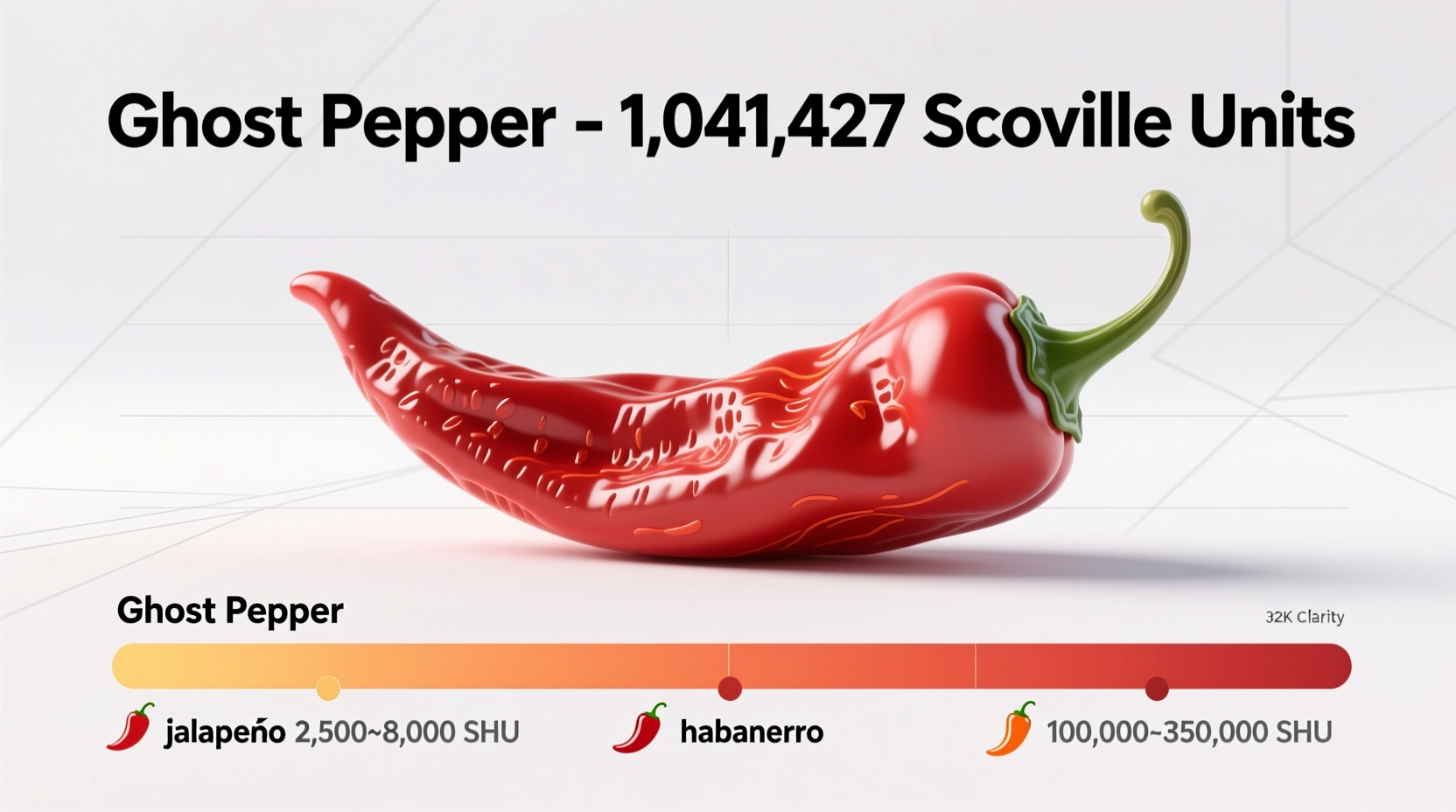 Ghost Pepper Scoville Units: 855K-1M SHU Explained