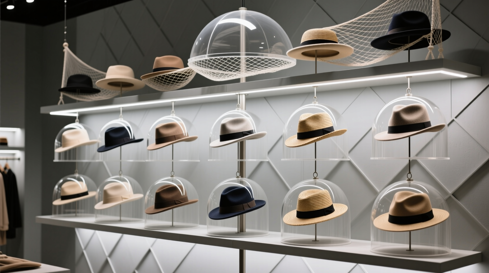 closet organization tips hat brim protection
