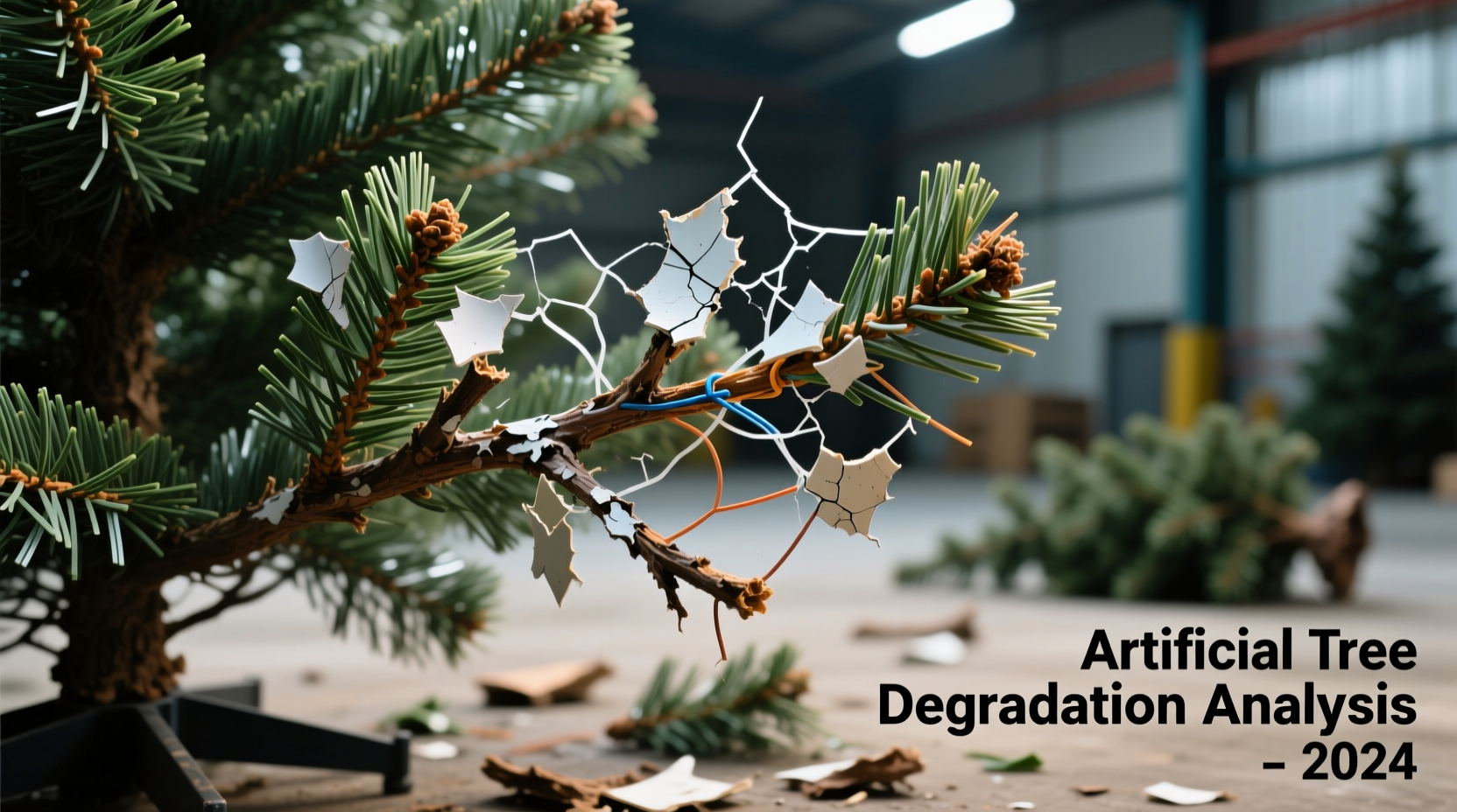 why do some artificial trees shed plastic needles fixing flaky branches