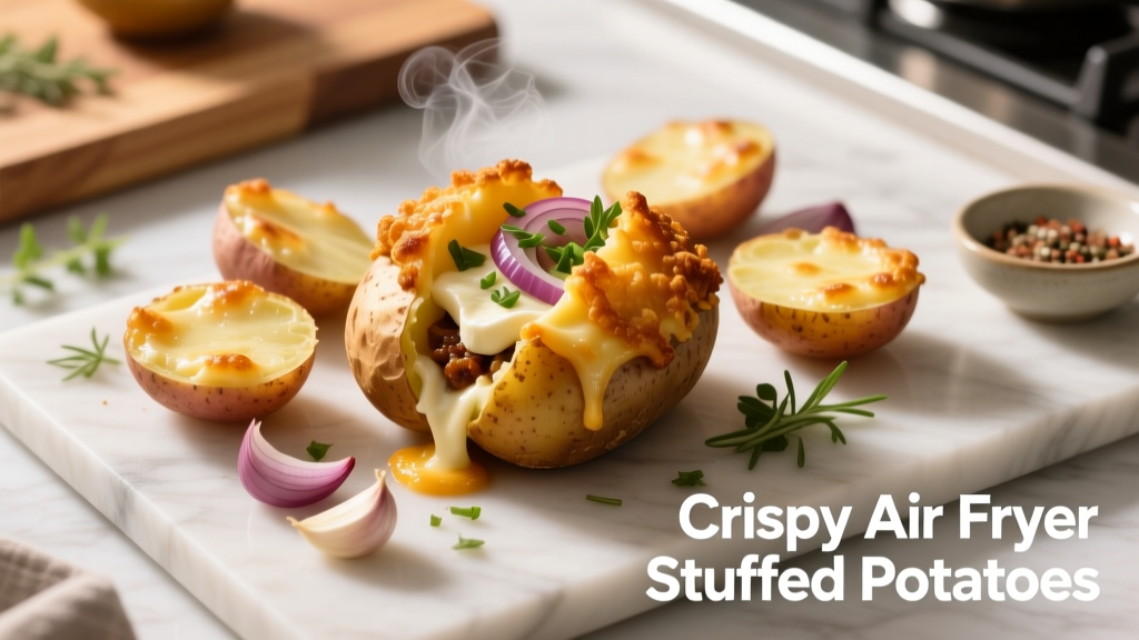 How to Cook Frozen Stuffed Potatoes in Air Fryer (Crispy!) 
