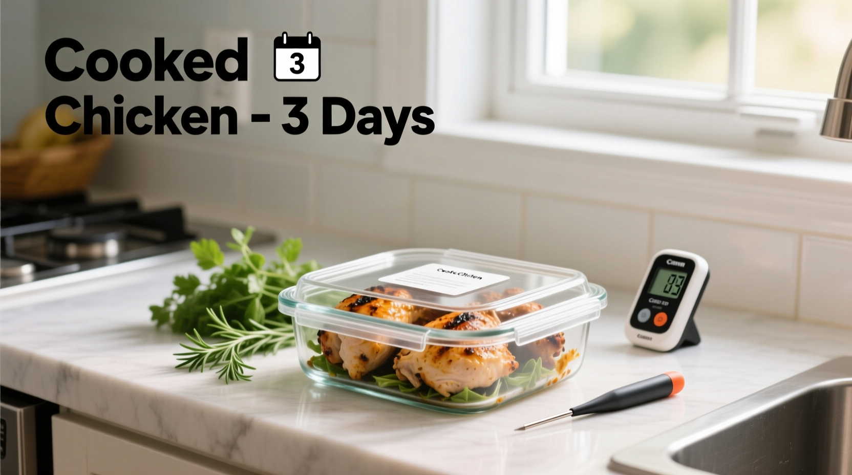 how long can you keep cooked chicken in a fridge