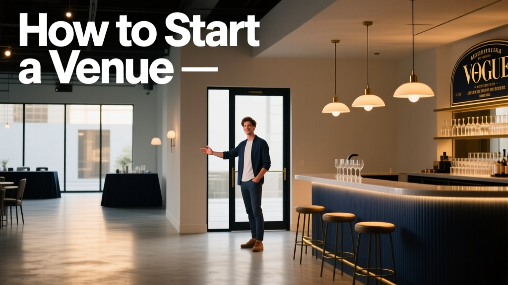 How to Start a Venue: A Practical, Step-by-Step Roadmap for Entrepreneurs