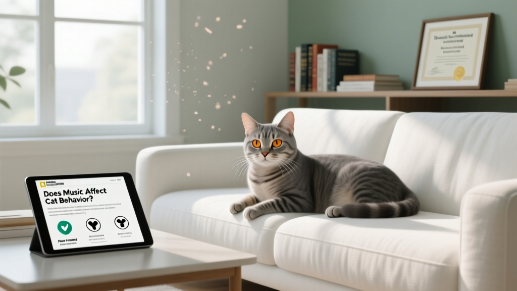 Does Music Affect Cat Behavior? Vet