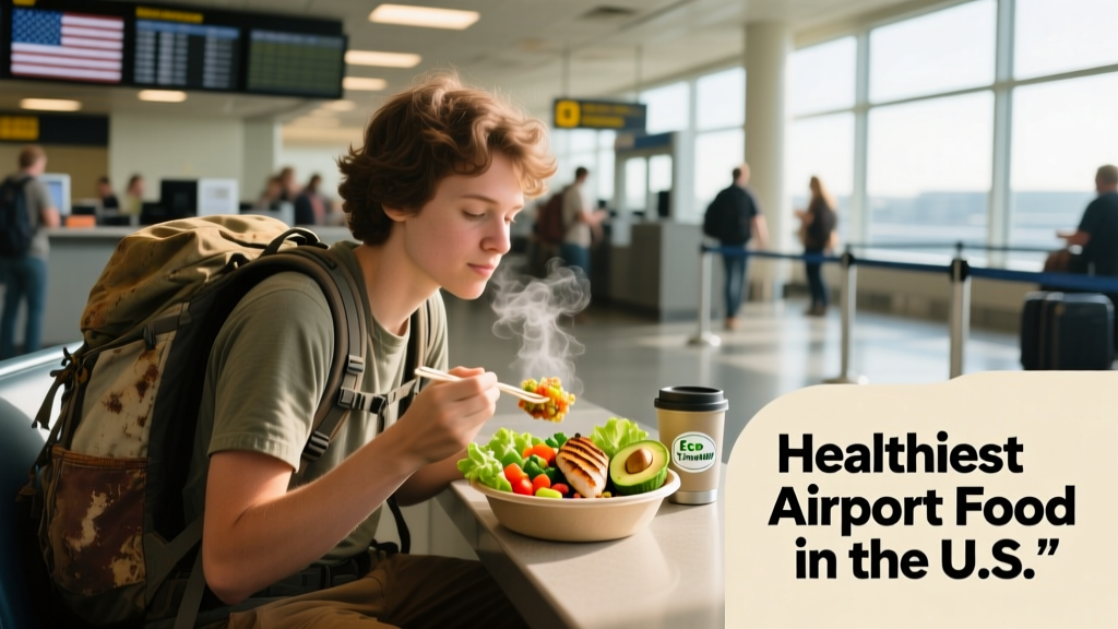The Healthiest Airport Food in the United States: Real Nutrition Data, Verified Brands, and Smart Choices