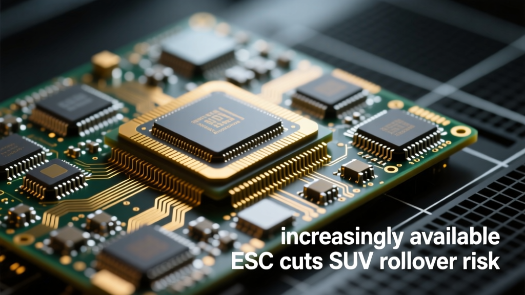 Increasingly Available ESC Cuts SUV Rollover Risk: Engineering Evidence, Real-World Data, and System Design Insights