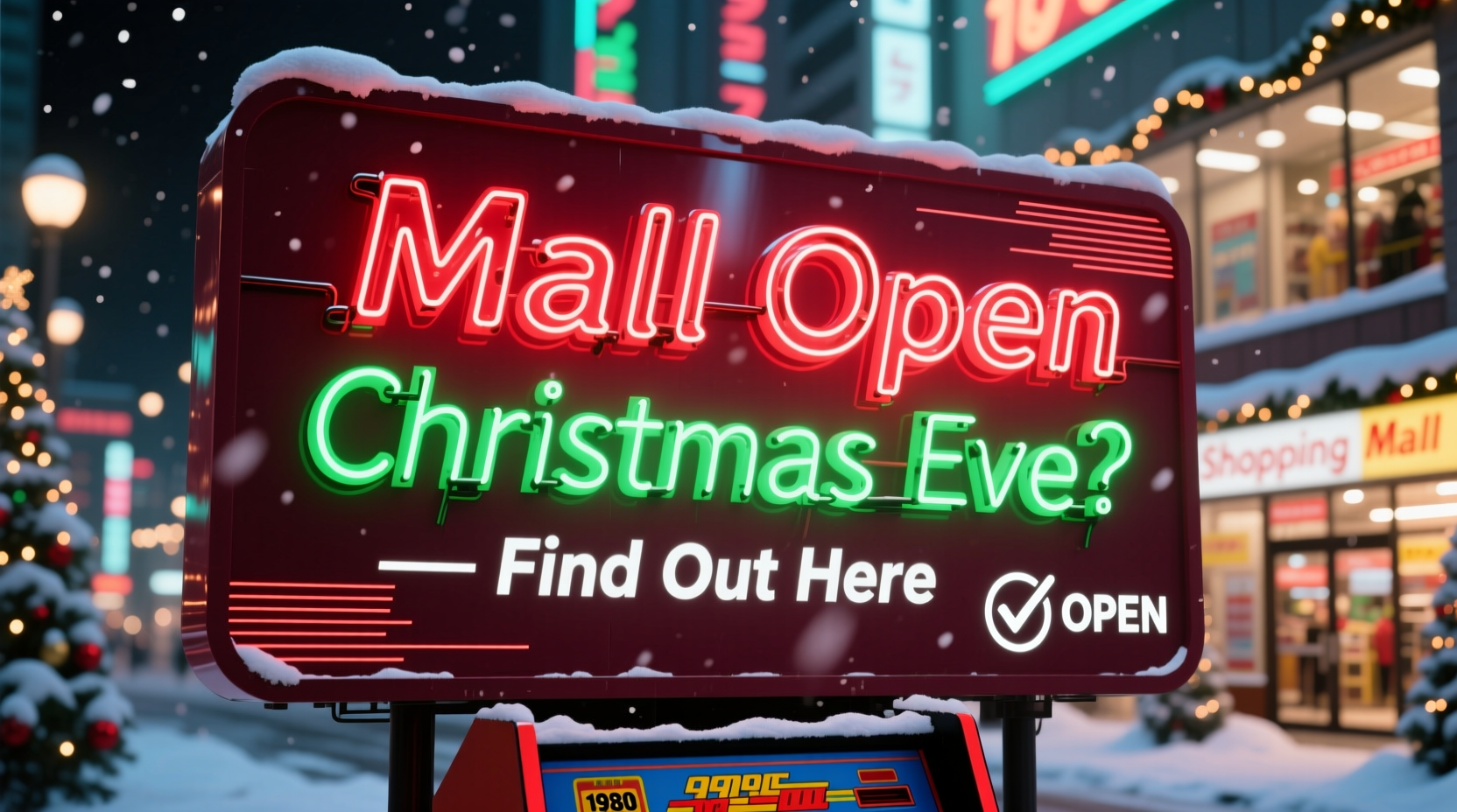 is the mall open on christmas eve