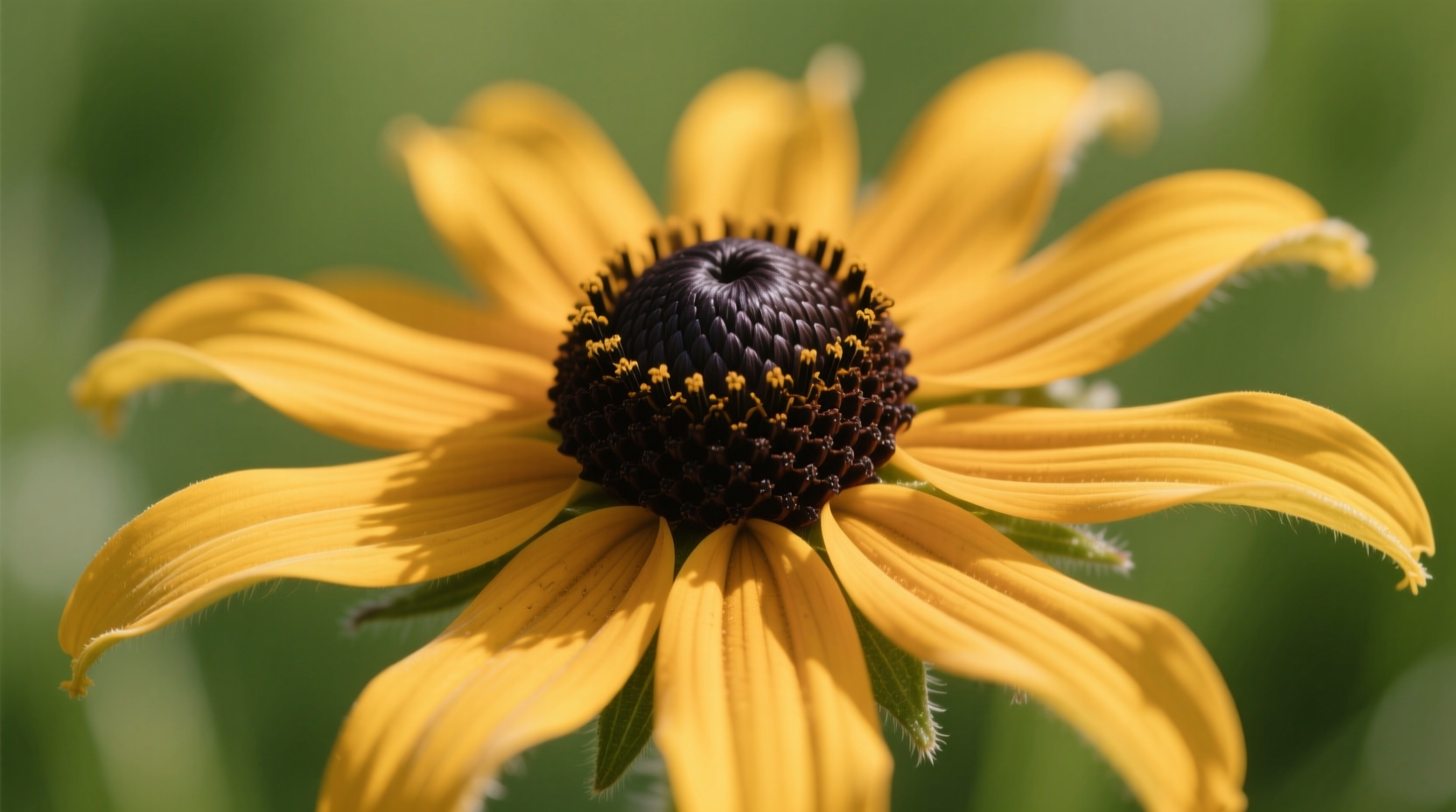 what does a black eyed susan look like