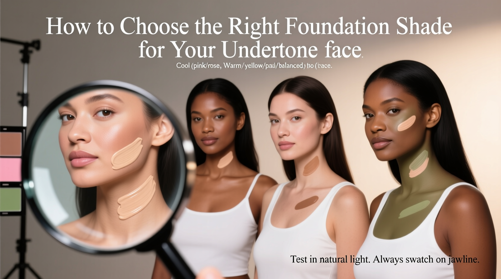 how to choose the right foundation shade for your undertone online