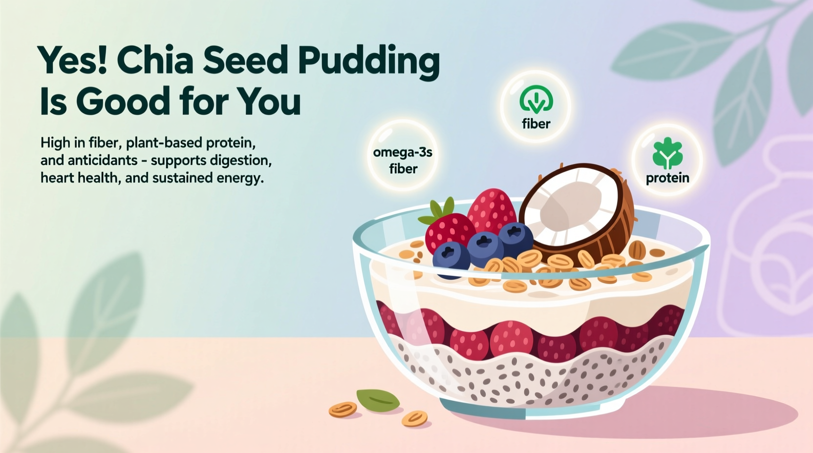 is chia seed pudding good for you