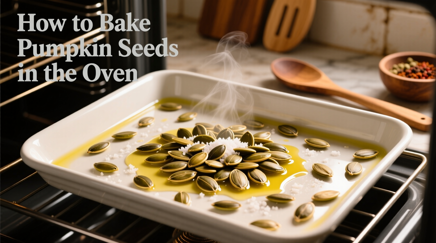how to bake pumpkin seeds in the oven