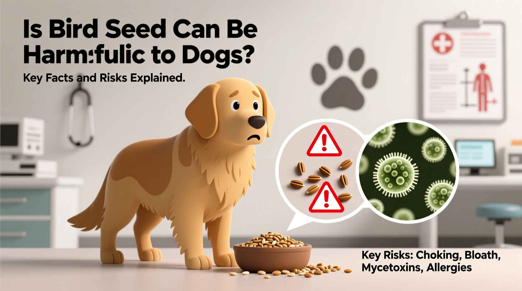 is bird seed harmful to dogs