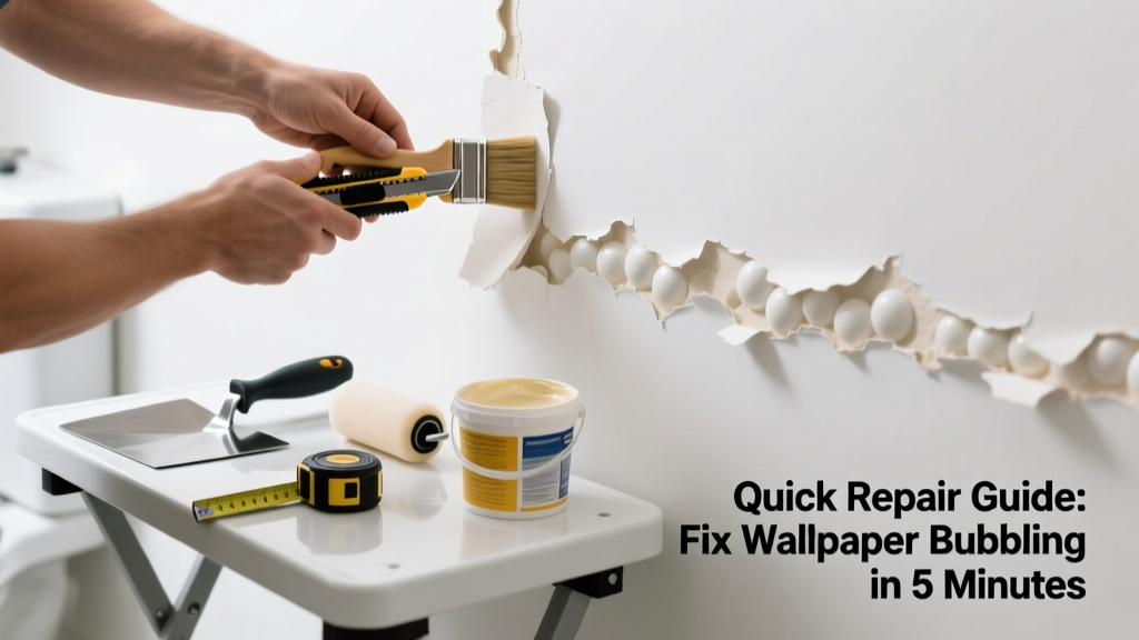 Fix Wallpaper Bubbling in Bathroom: Quick Repair Guide