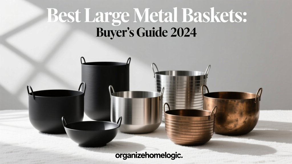 Best Large Metal Baskets: Buyer’s Guide 2024