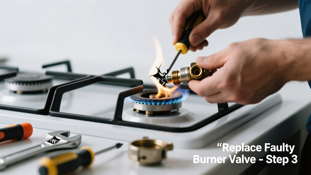 Fix Stove Burner Uneven Flame: Replace Faulty Part