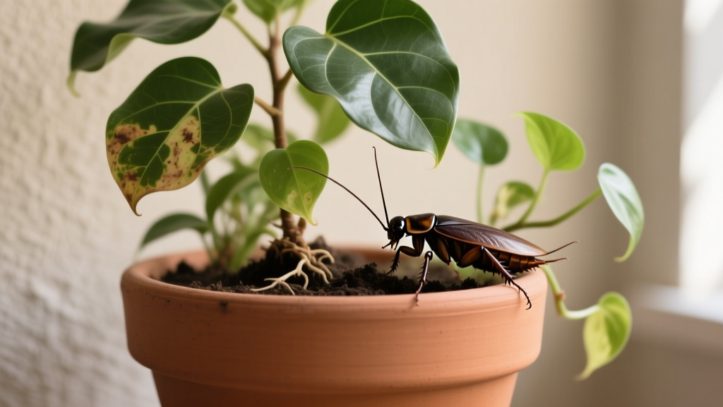Can Outdoor Cockroaches Kill Indoor Plants?