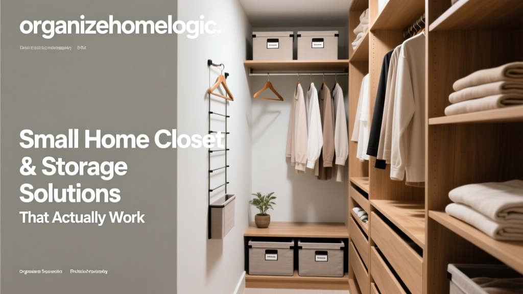 Small Home Closet & Storage Solutions That Actually Work