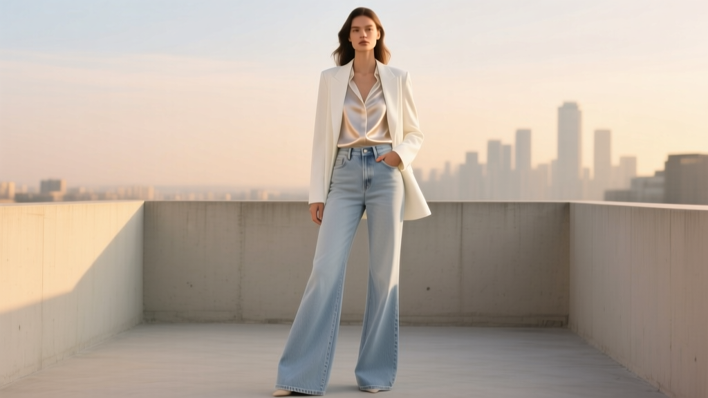 Do Light Wash Wide Leg Jeans Look Dressy? Yes—Here’s How